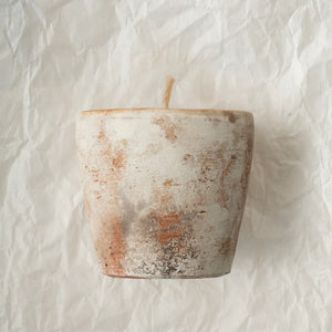 The Earthen Tallow Candle - Smoked Terra Cotta