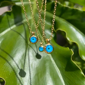 Heather Kahn Evil Eye Drop Necklace