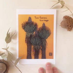 Sonoran Witch Boy Yucca Greeting Card