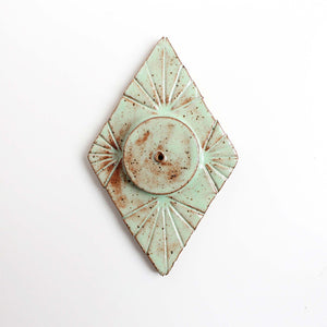 Janelle Gramling Ceramic Incense Holder Diamond